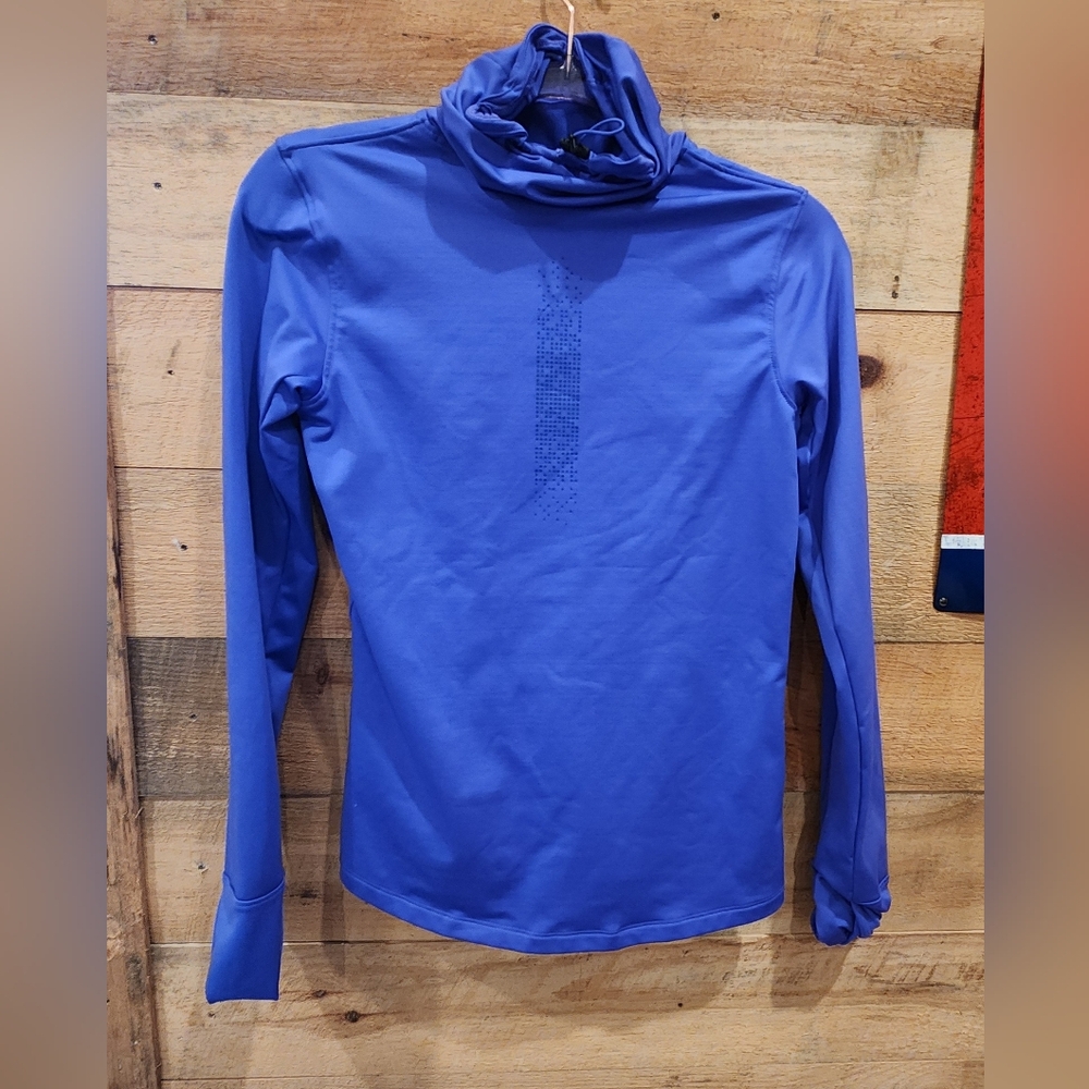 Under Armour Running- Women's Long-Sleeve Funnel Neck Top - Blue